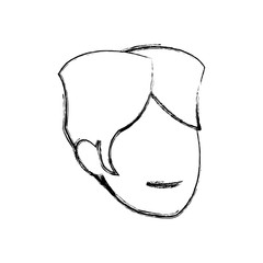 Man faceless cartoon