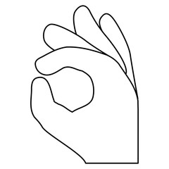 Hand ok symbol