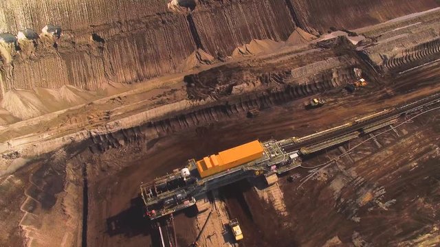 enjoy this 4k aerial footage of an open-cast mining in germany