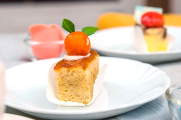 Cake on the table