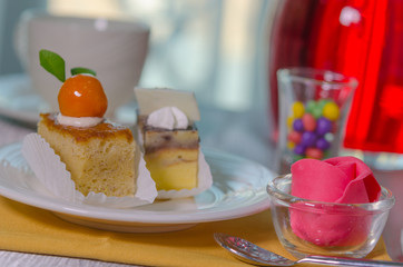 Cake on the table