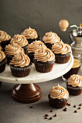 Chocolate espresso cupcakes