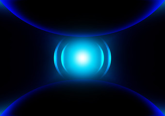 abstract blue light effect background. illustration vector design. blue light effect background