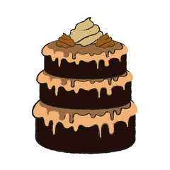Detailed cake icon
