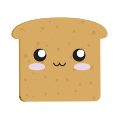 kawaii bread icon