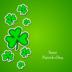 illustration of elements of St. Patricks Day background