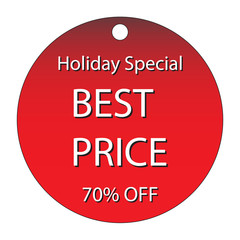 Special Offere Sale Tag
