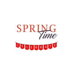 Spring Time Vector Template Design