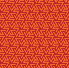 Vector geometric ornament. Abstract seamless pattern