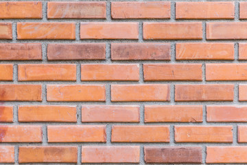 Brick wall texture background for interior exterior decoration and industrial construction concept design.