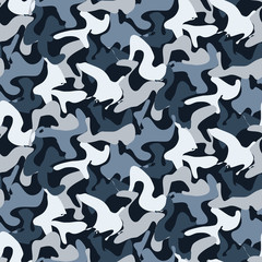 Abstract Vector Military Camouflage Background