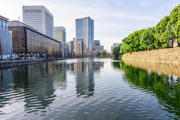 Obraz premium 丸ノ内の高層ビル群