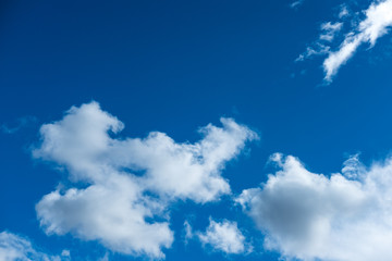 Naklejka na ściany i meble Blue sky with cloud for natural background