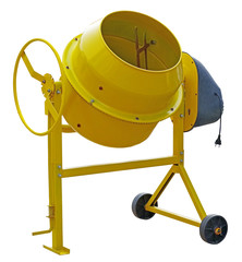 Yellow Concrete Mixer