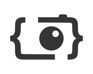 black camera symbol photo photography photographer photographic image vector icon