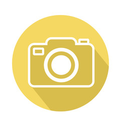 vector camera icon flat style