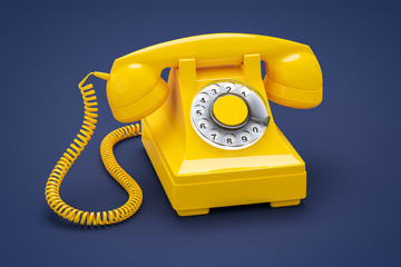 old orange phone