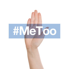 Hashtag MeToo conceptual image