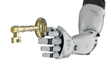 robot hold key