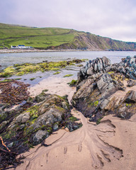 Shetland Beach and Cliff