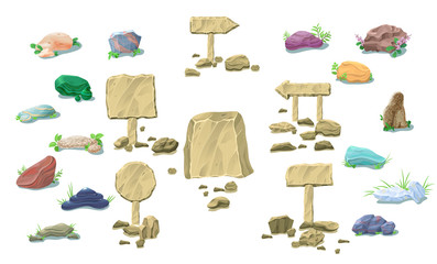 Cartoon Natural Stones Collection