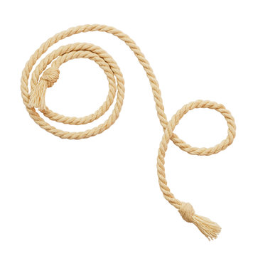 Cotton rope in arrangement