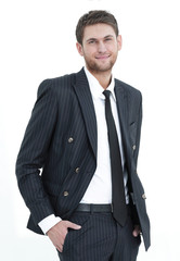 portrait of confident business man.