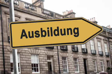 Obraz premium Schild 238 - Ausbildung