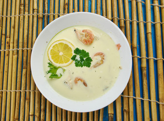  Coconut Shrimp and Cod Chowder