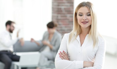 portrait of young business woman