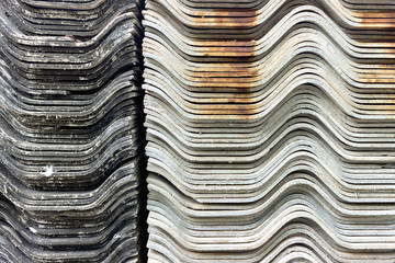 Abstract background, stacked tiles