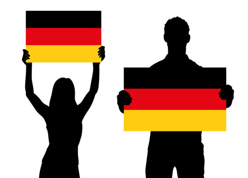 Zwei Fans - Deutschland