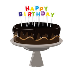 Geburtstagskuchen Happy Birthday