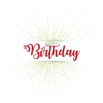 Geburtstagskarte - Happy Birthday