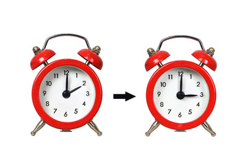 Spring forward. Daylight Saving Time  