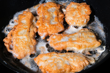 fish fillet in batter