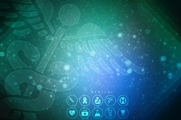 2d illustration Health care and medical logo 
