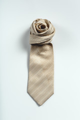 tie over white background
