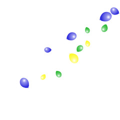 Background with Colorful balloons. Simple Feminine Pattern for Card, Invitation, Print. Trendy Decoration with Beautiful balloons. 
