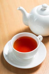 morning tea on the table