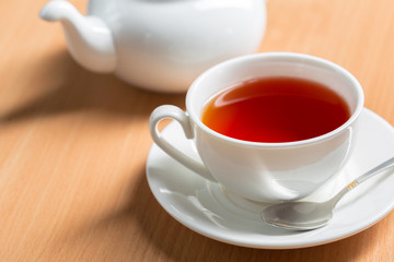 morning tea on the table