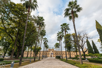Obraz premium Hospital of the Five Wounds in Seville, Andalusia, Spain.