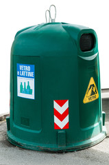 Campana raccolta vetro e lattine