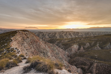 Hoya de Guadix in Andalusia, Spain