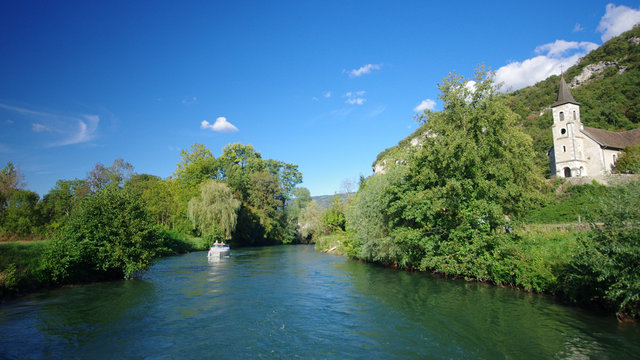 canal de savières - chanaz