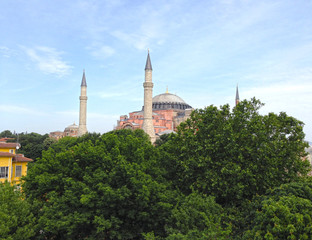 Fototapeta na wymiar Hagia Sofia, Istanbul