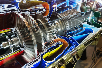 Turbine Engine Profile. Aviation Technologies.