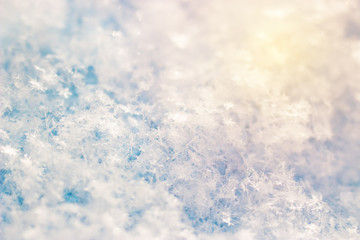 Beautiful snow texture