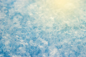 Beautiful snow texture