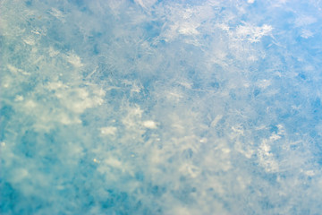 Beautiful snow texture